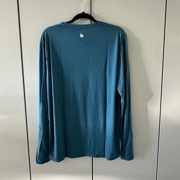 Men's YoungLA 424 Zephyr Compression Long Sleeves, XL, NWT, Teal - Picture 2 of 7